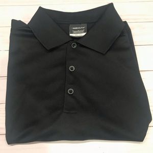 NIKE GOLF Black Shirt Large Dri FIT